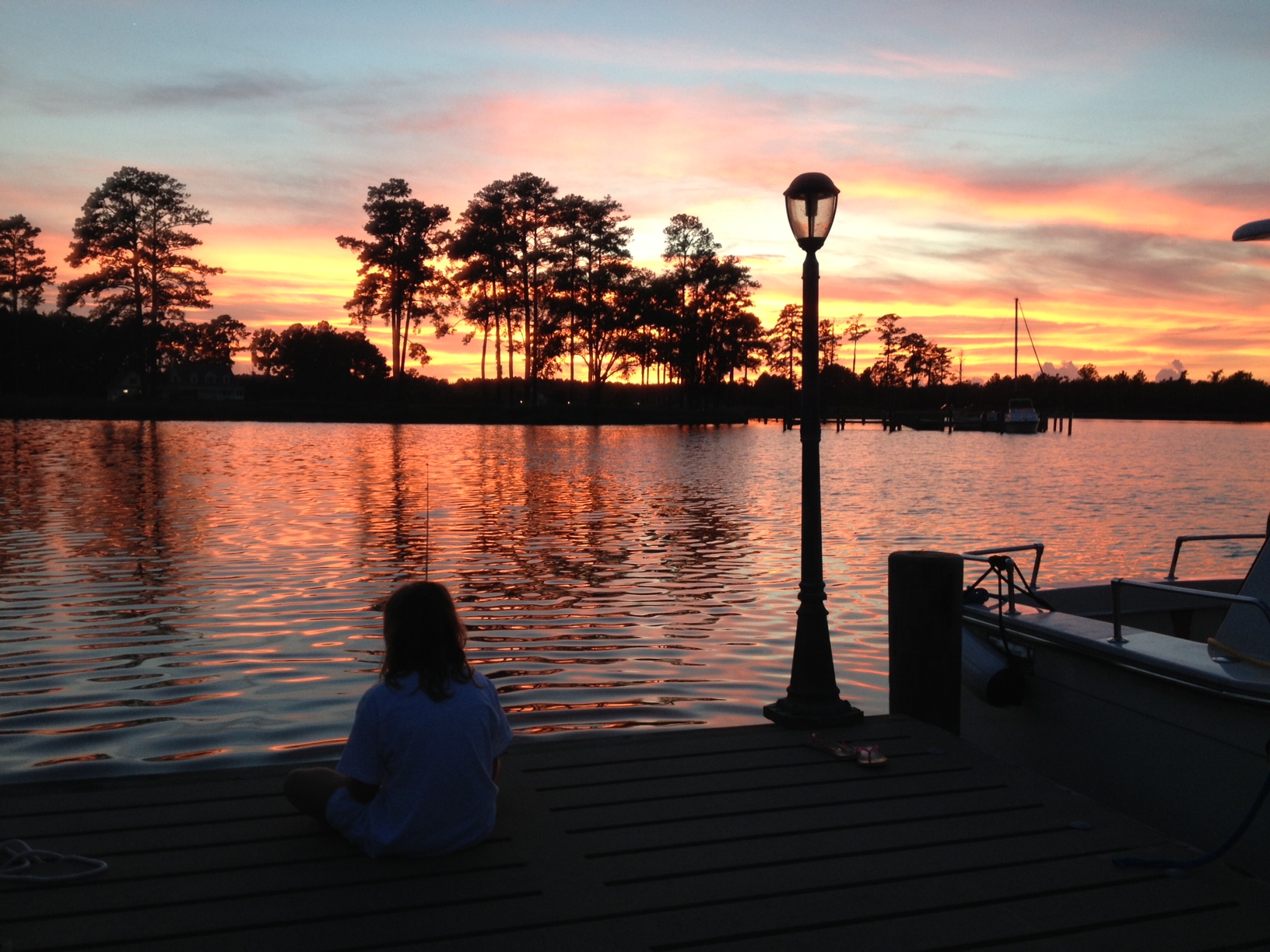 Sunset in the Summer