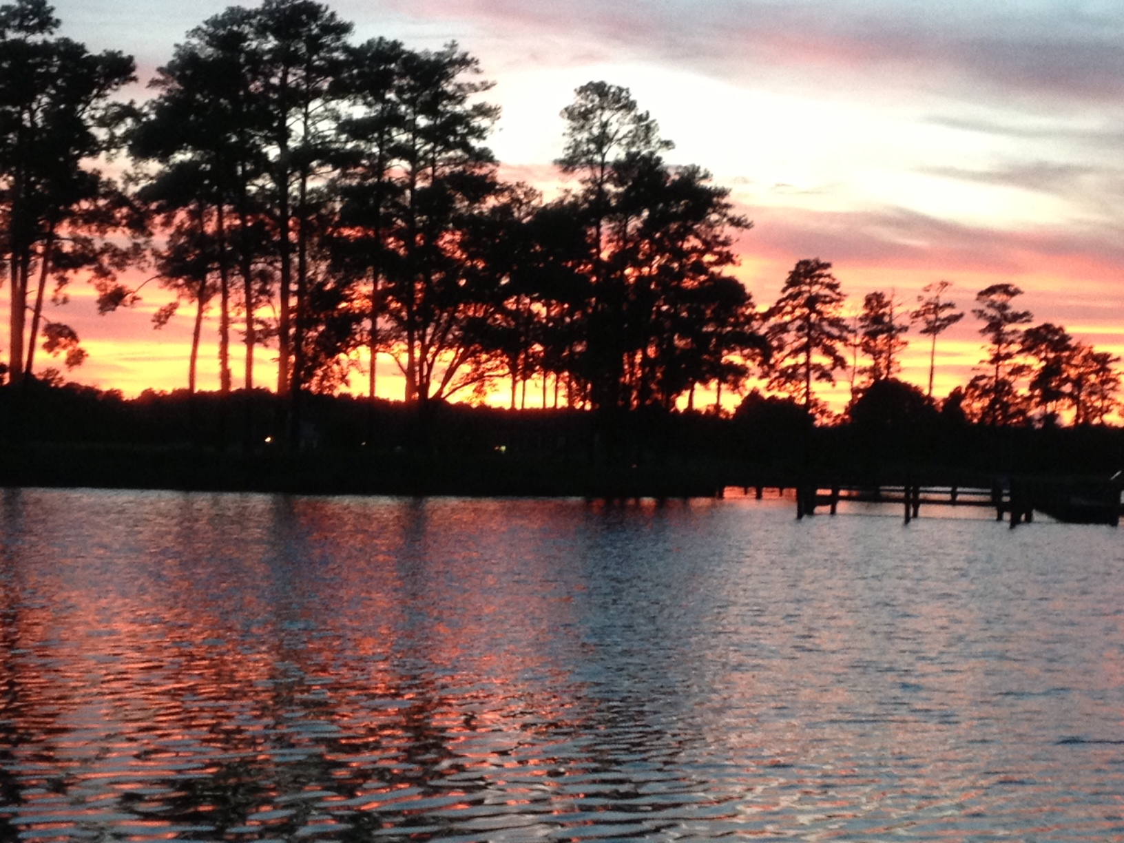 Sunset over North Creek